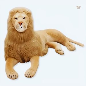 Peluche lion géant douce pour chambre d'enfant