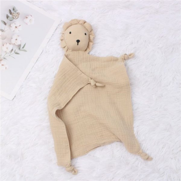Lion en peluche en coton doux, parfait pour la jungle