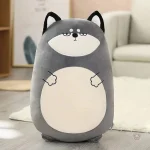 Peluche loup gris Squishmallow douce et câline