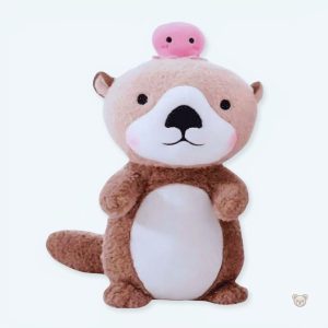 Peluche loutre kawaii douce pour la chambre d'enfant