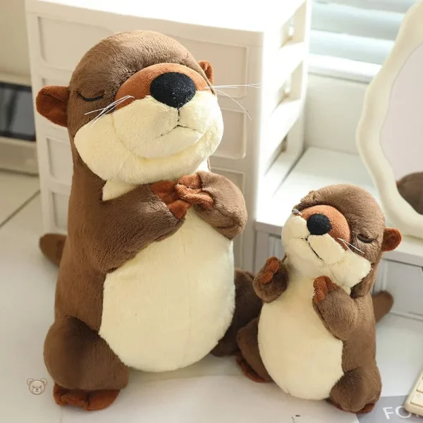 peluche-loutre-mignonne-a-caliner-1 Peluche loutre mignonne à câliner