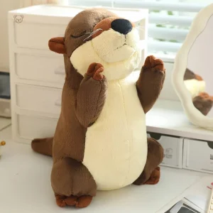 Loutre en peluche adorée pour les enfants