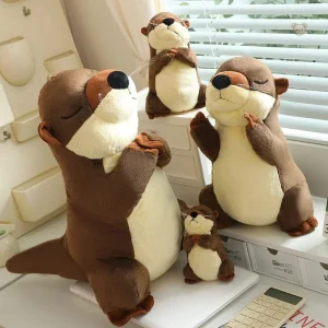 Peluche loutre câline et réconfortante pour tous âges