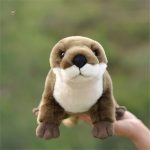 Doudou loutre, peluche douce pour éveiller l'imaginaire des enfants
