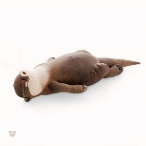 Trousse en peluche loutre, accessoire ludique pour enfants