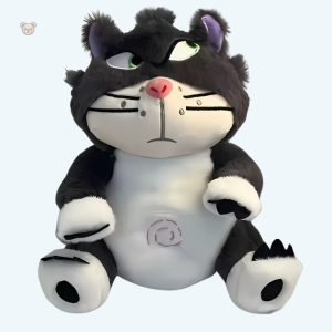 Peluche Lucifer, chat musical doux et apaisant