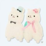 Peluche douce Madame Lama pour enfants