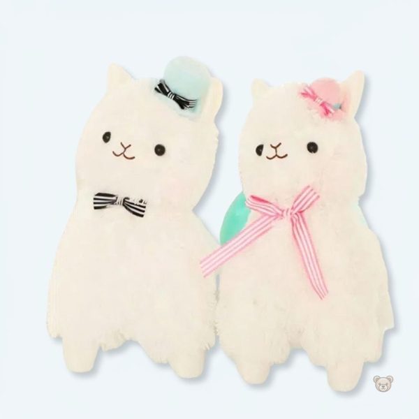 peluche-madame-lama-douce-caline-enfant-decor-chambre-1 Peluche douce Madame Lama pour enfants