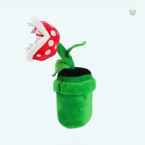 Peluche Mario plante carnivore douce et colorée