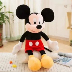 Mickey Mouse en peluche, compagnon idéal pour les fans de Disney