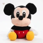 Peluche Mickey Mouse noire mini, douce et compacte