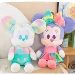 Mickey Mouse en peluche colorée, douce au toucher