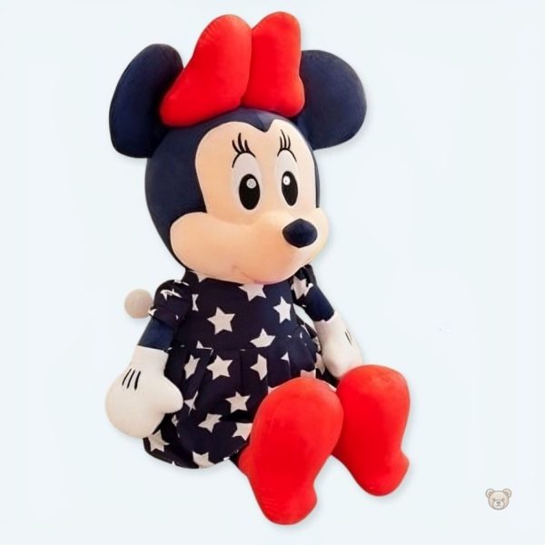 peluche-minnie-etoilee-douce-enfant-disney-calin-1 Peluche Minnie étoilée douce pour câlins d'enfant