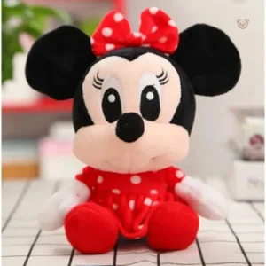 Peluche Minnie Mouse mini en tenue rouge