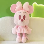 Peluche Minnie Mouse rose douce et câline