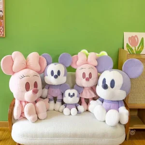 Peluche Minnie Mouse, rose, idéale pour les enfants
