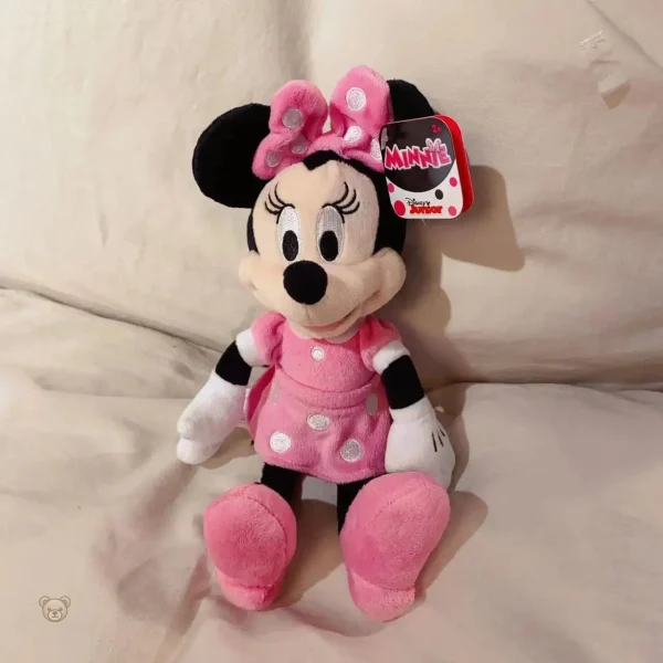Minnie Mouse rose en peluche, douce et câline pour enfants