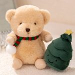 Peluche festive pour enfants, animaux de Noël
