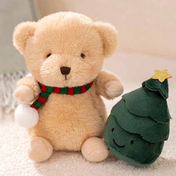 Peluche festive pour enfants, animaux de Noël