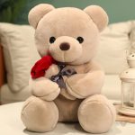 Nounours romantique en peluche, cadeau doux