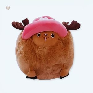 Peluche douce Chopper rose One Piece pour enfant