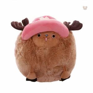 Chopper rose câlin, peluche One Piece idéale pour les petits