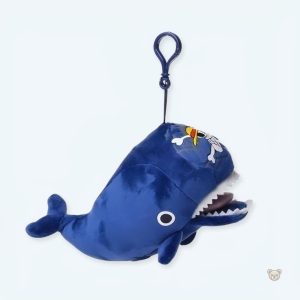 Peluche Laboon baleine One Piece en coton doux
