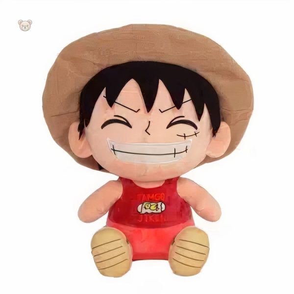 Peluche douce de Luffy, héros de l'aventure One Piece