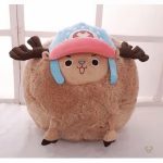 Tony Chopper, peluche en forme de boule bleue et moelleuse