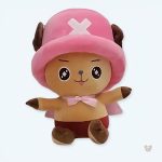 Peluche Tony Chopper rose douce et câline pour enfants