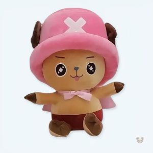 Peluche Tony Chopper rose douce et câline pour enfants