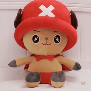 Peluche douce Tony Chopper rouge de One Piece