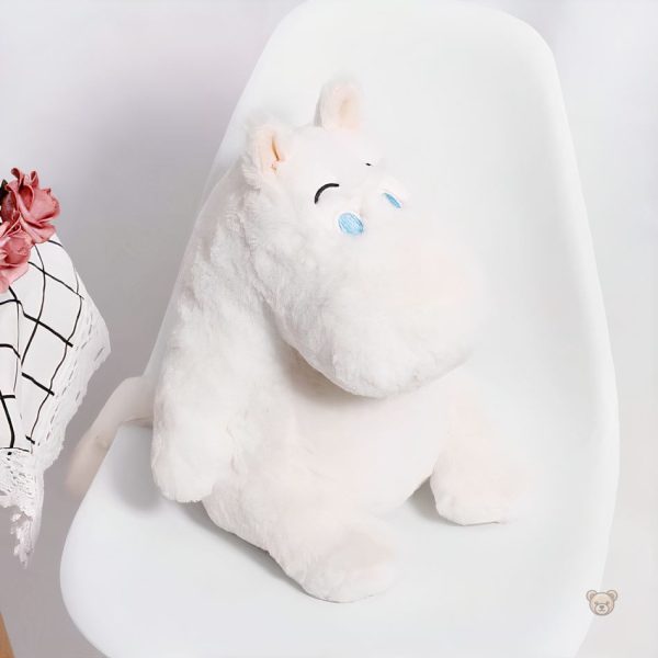 Peluche oreiller hippopotame, parfait pour les moments de repos