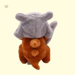 Jouet en peluche osselait, style guerrier unique