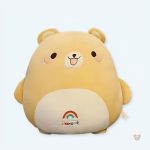 Peluche ours coloré arc-en-ciel douce pour câlins d'enfants
