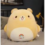 Ours en peluche doux et coloré pour le réconfort des petits