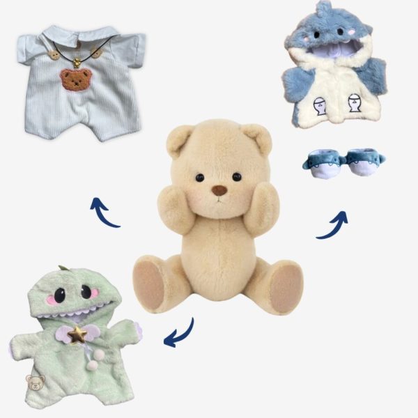 Ours en peluche doux et câlin, idéal pour les petits