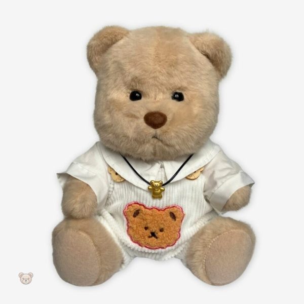 Ours en peluche blanc, accessoire de décoration enfantine
