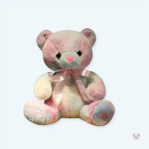 Peluche ours colorée veilleuse douce pour chambre enfant