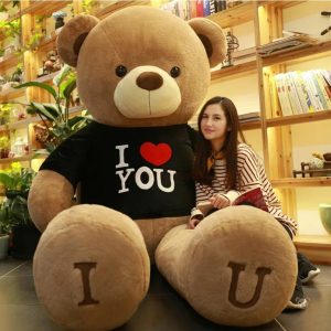 Ours en peluche géant idéal pour des câlins réconfortants