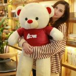 Peluches d'amour géantes en T-shirt doux, parfaites pour les enfants