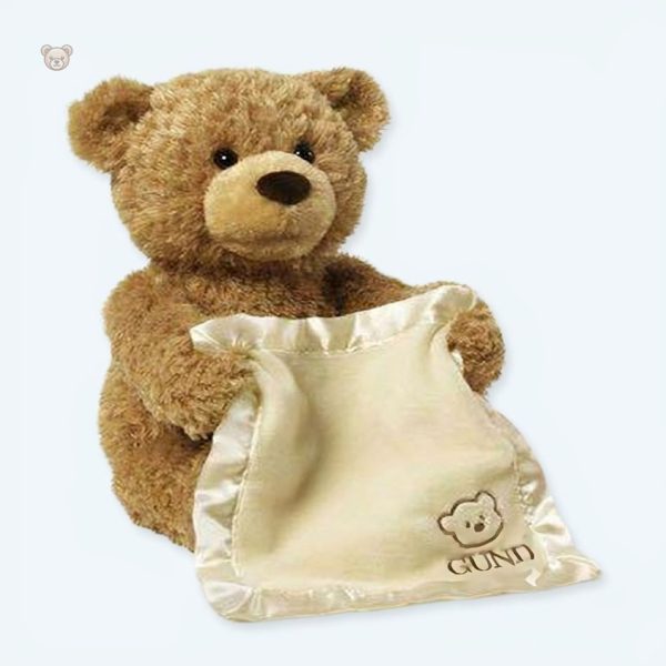 Peluche ours interactif pour câlins doux et ludiques
