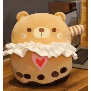 Ours en peluche chaleureux, parfait pour des câlins réconfortants