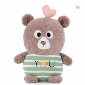 Ours en peluche marron idéal pour les câlins et le confort