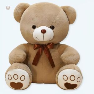 Peluche ours rose doux pour câlins d'enfants rêveurs