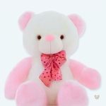 Peluche ours rose kawaii douce pour enfants, cadeau fantaisie