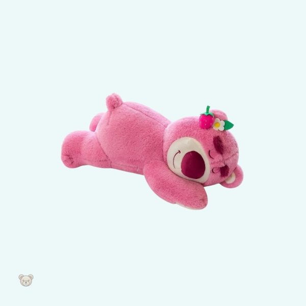 peluche-ours-rose-oreiller-doux-calin-chambre-enfant-1 Peluche ours rose douce pour câlins en chambre d'enfant