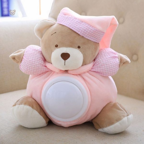 Veilleuse douce en peluche pour enfants sereins