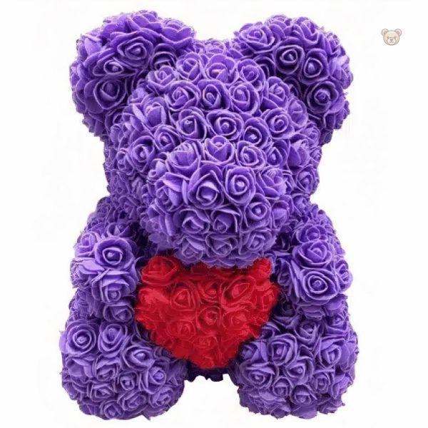 Ours peluche doux et coloré, idéal pour les câlins d'enfants