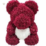 Ours en peluche violine, décoration douce pour enfants
